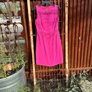 Tory Burch Fuchsia Sleeveless Blouse